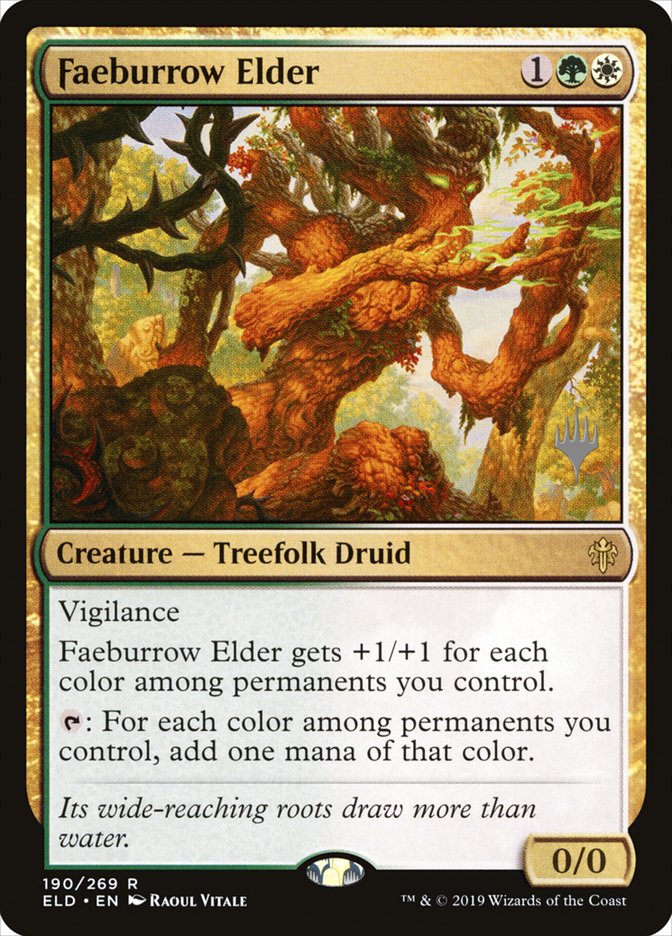 Faeburrow Elder (Promo Pack) [Throne of Eldraine Promos] | Card Citadel