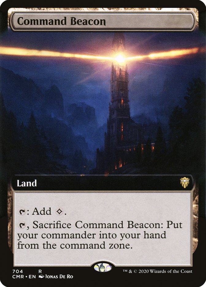 Command Beacon (Extended Art) [Commander Legends] | Card Citadel