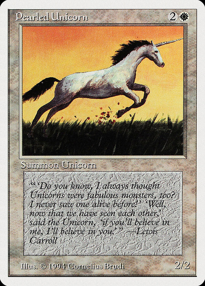 Pearled Unicorn [Summer Magic / Edgar] | Card Citadel
