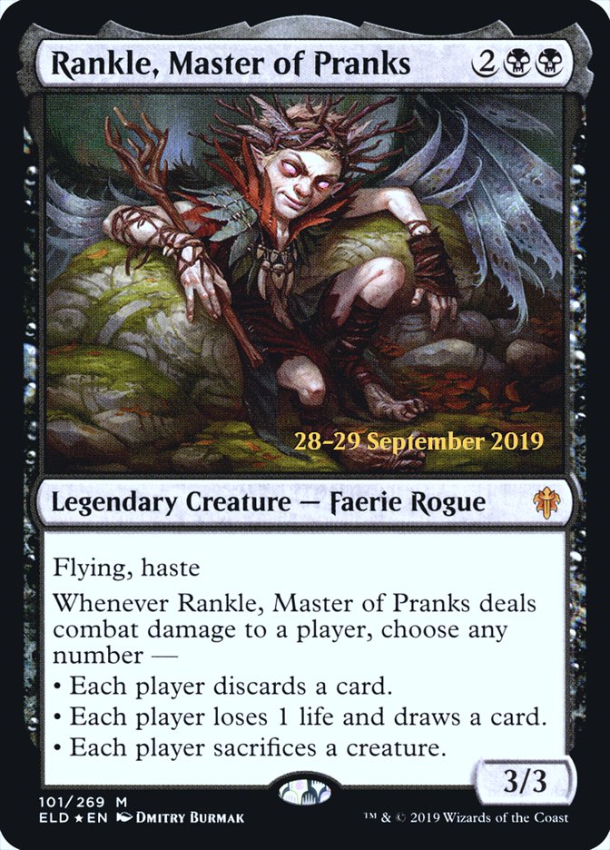 Rankle, Master of Pranks  [Throne of Eldraine Prerelease Promos] | Card Citadel