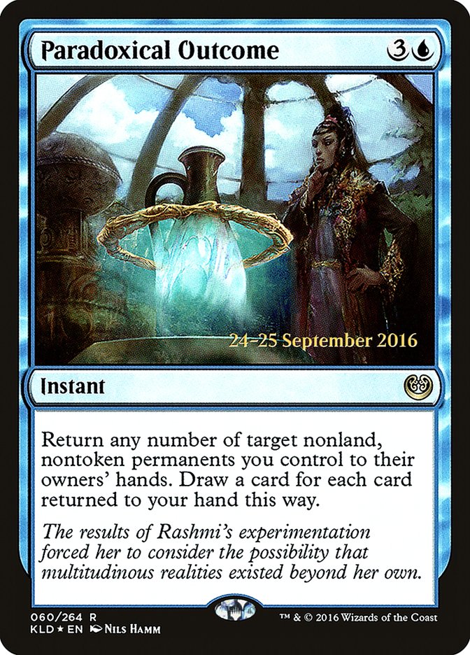 Paradoxical Outcome [Kaladesh Promos] | Card Citadel