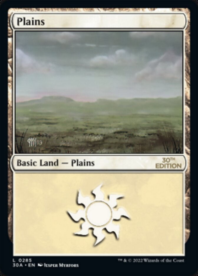 Plains (285) [30th Anniversary Edition] | Card Citadel