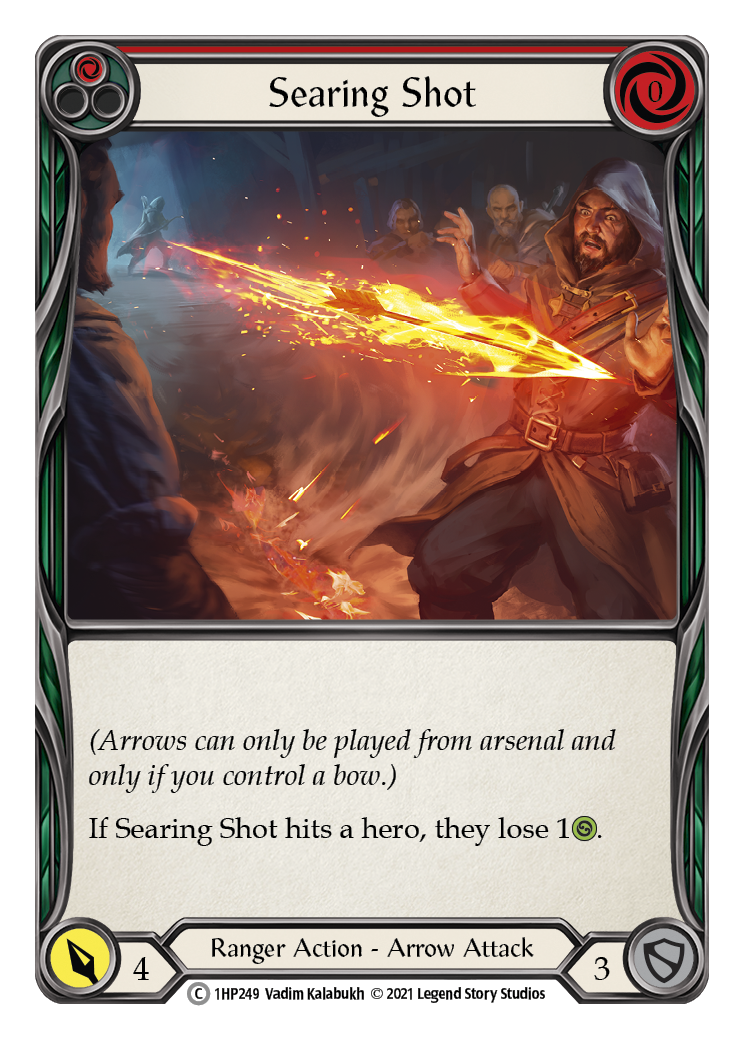 Searing Shot (Red) [1HP249] | Card Citadel