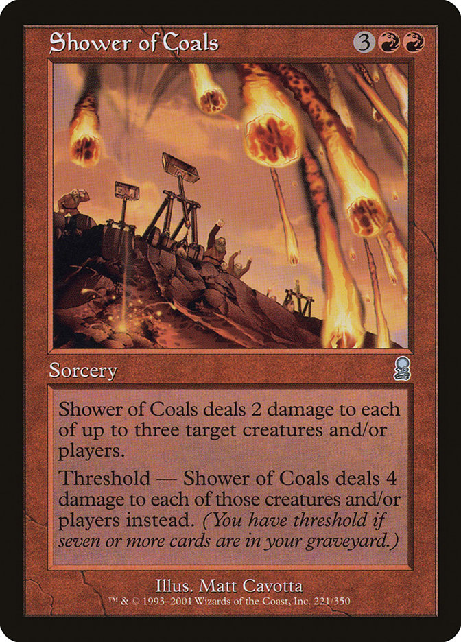 Shower of Coals [Odyssey] | Card Citadel