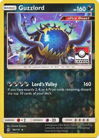 Guzzlord (80/131) (League Promo) [Sun & Moon: Forbidden Light] | Card Citadel