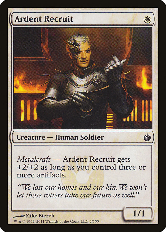 Ardent Recruit [Mirrodin Besieged] | Card Citadel