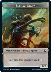 Eldrazi Spawn // Human Soldier Double-Sided Token [Innistrad: Midnight Hunt Commander Tokens] | Card Citadel