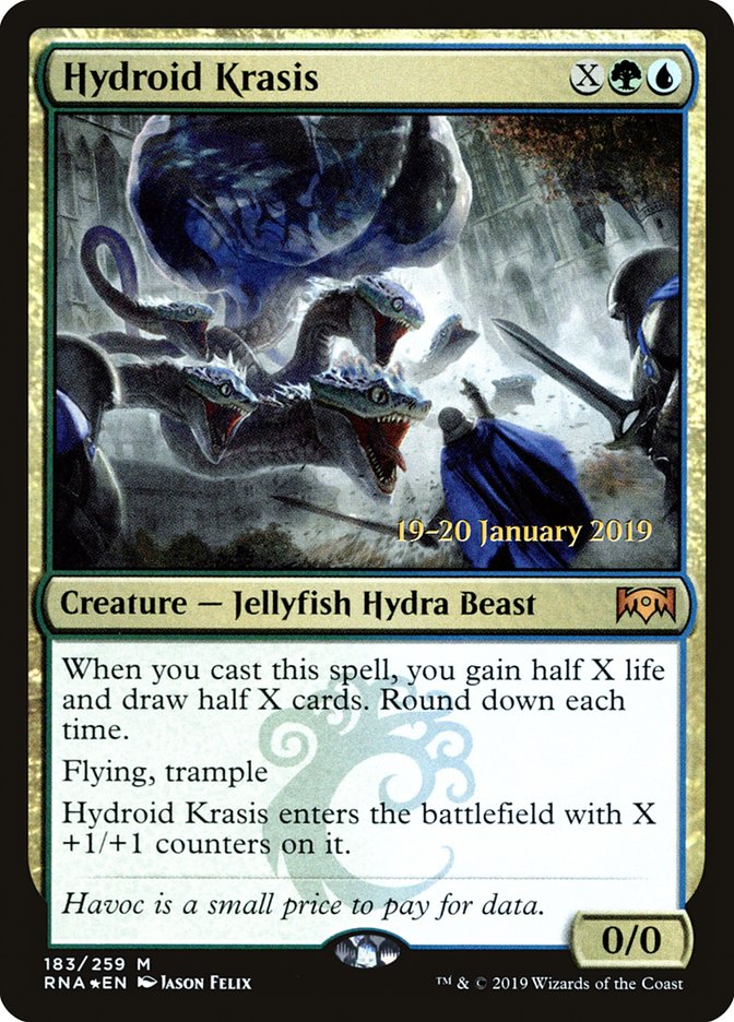 Hydroid Krasis [Ravnica Allegiance Prerelease Promos] | Card Citadel