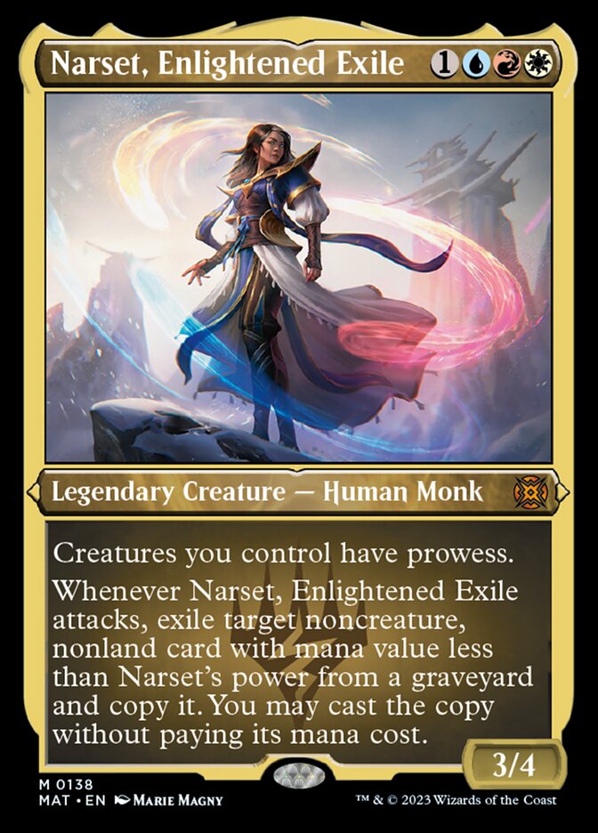 Narset, Enlightened Exile (Foil Etched) [March of the Machine: The Aftermath] | Card Citadel