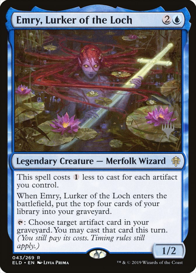 Emry, Lurker of the Loch (Promo Pack) [Throne of Eldraine Promos] | Card Citadel