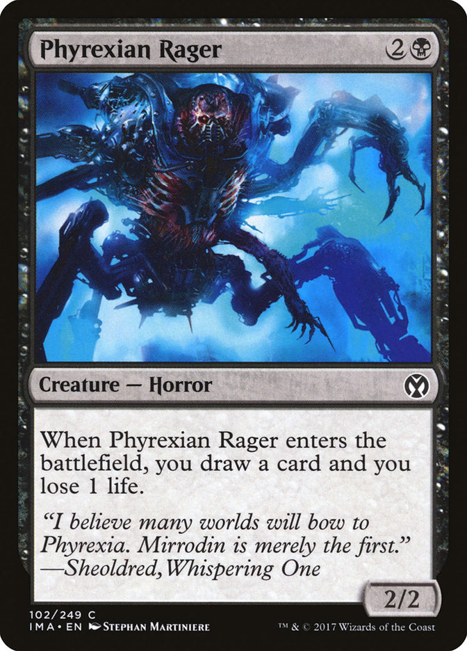 Phyrexian Rager [Iconic Masters] | Card Citadel