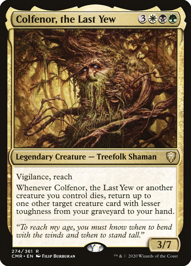 Colfenor, the Last Yew [Commander Legends] | Card Citadel