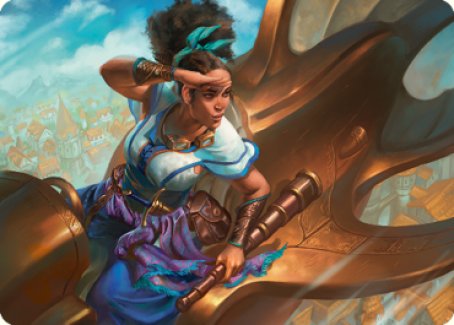 Talas Lookout Art Card [Dominaria United Art Series] | Card Citadel