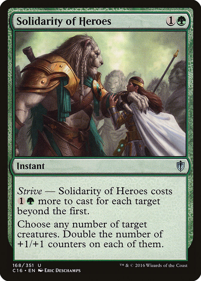 Solidarity of Heroes [Commander 2016] | Card Citadel