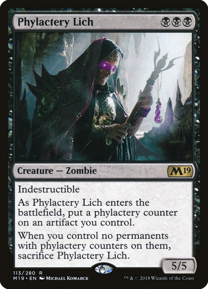 Phylactery Lich [Core Set 2019] | Card Citadel