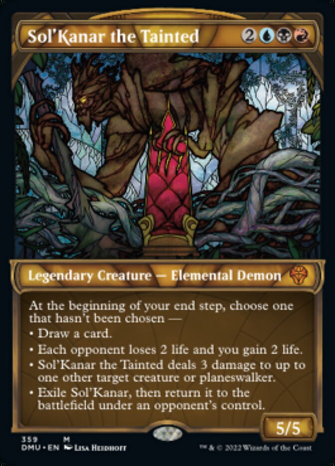 Sol'Kanar the Tainted (Showcase Textured) [Dominaria United] | Card Citadel