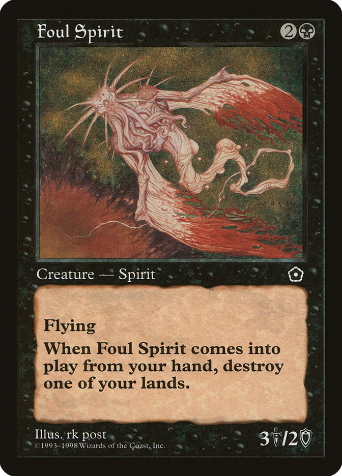 Foul Spirit [Portal Second Age] | Card Citadel