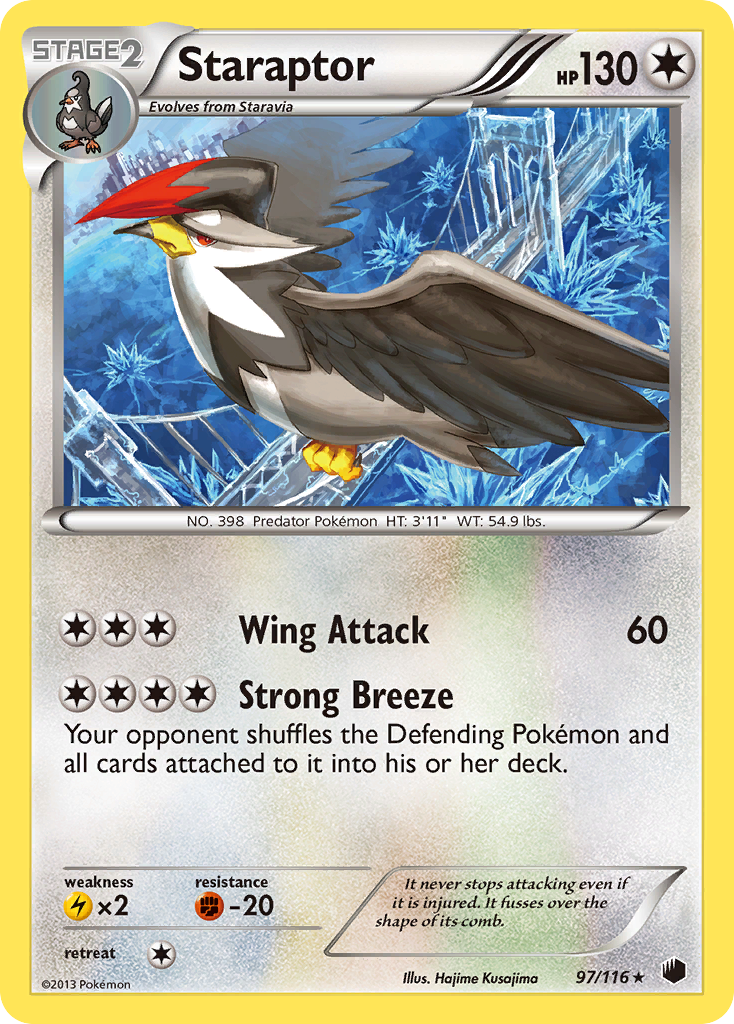Staraptor (97/116) [Black & White: Plasma Freeze] | Card Citadel