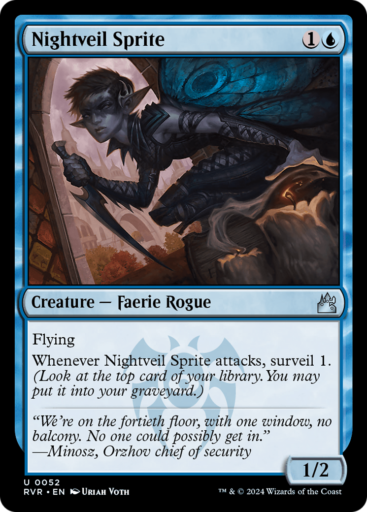 Nightveil Sprite [Ravnica Remastered] | Card Citadel