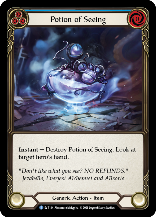 Potion of Seeing [EVR184] (Everfest)  1st Edition Cold Foil | Card Citadel