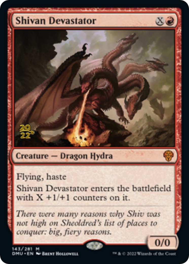 Shivan Devastator [Dominaria United Prerelease Promos] | Card Citadel