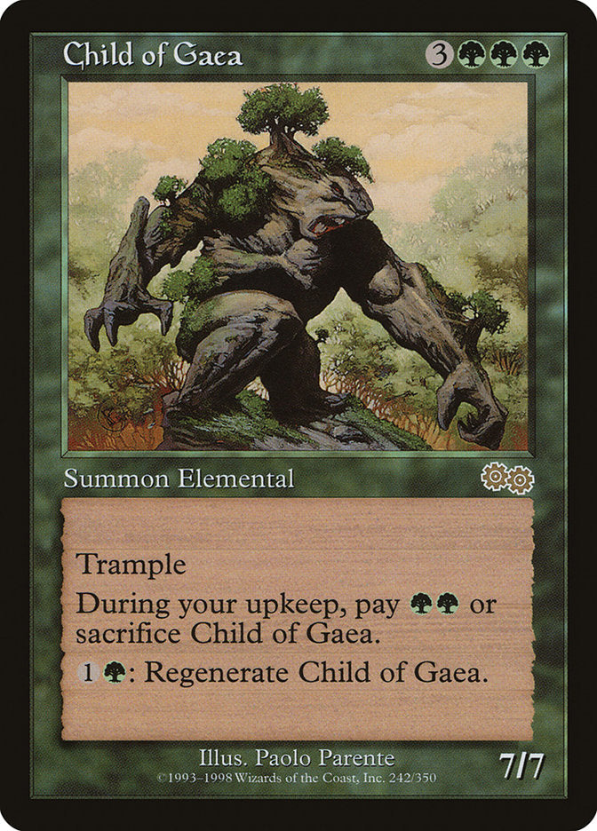 Child of Gaea [Urza's Saga] | Card Citadel