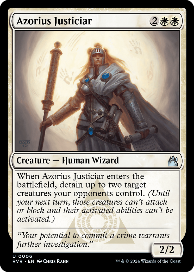 Azorius Justiciar [Ravnica Remastered] | Card Citadel