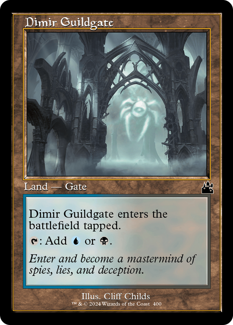 Dimir Guildgate (Retro Frame) [Ravnica Remastered] | Card Citadel