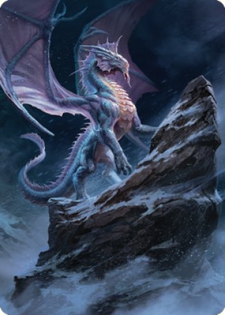 Ancient Silver Dragon Art Card (06) [Commander Legends: Battle for Baldur's Gate Art Series] | Card Citadel