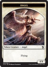 Angel // Soldier Double-sided Token [Commander 2018 Tokens] | Card Citadel