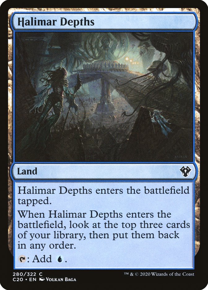 Halimar Depths [Commander 2020] | Card Citadel
