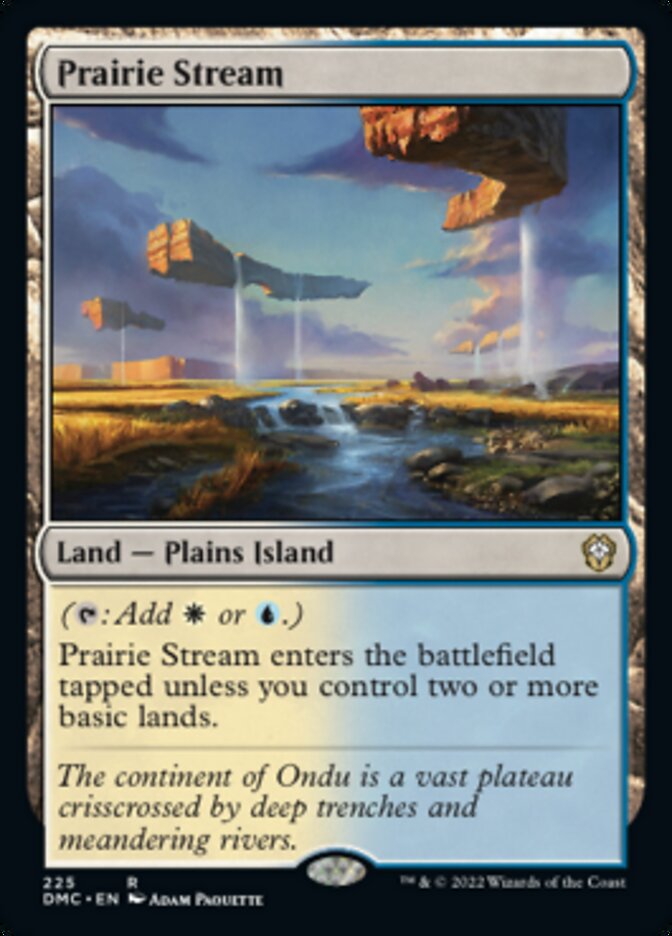 Prairie Stream [Dominaria United Commander] | Card Citadel