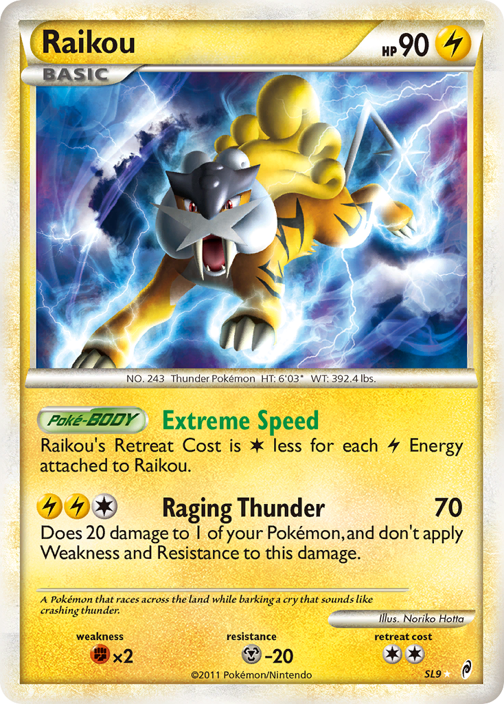 Raikou (SL9) [HeartGold & SoulSilver: Call of Legends] | Card Citadel