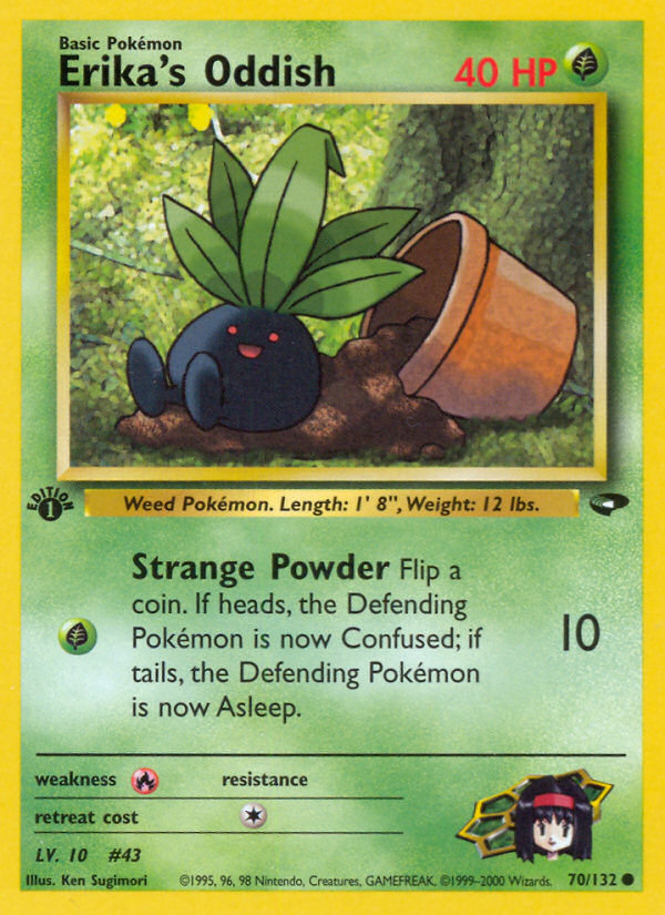 Erika's Oddish (70/132) [Gym Challenge 1st Edition] | Card Citadel