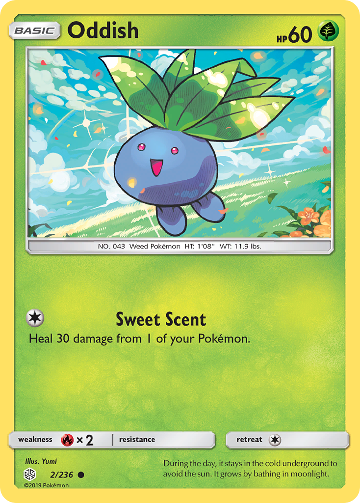 Oddish (2/236) [Sun & Moon: Cosmic Eclipse] | Card Citadel