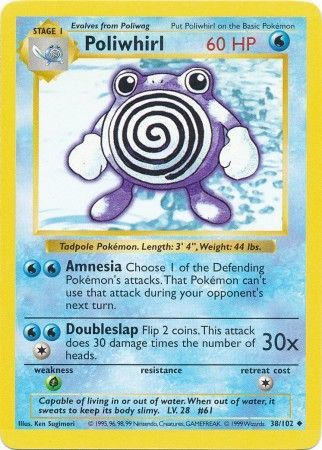 Poliwhirl (38/102) [Base Set Shadowless Unlimited] | Card Citadel