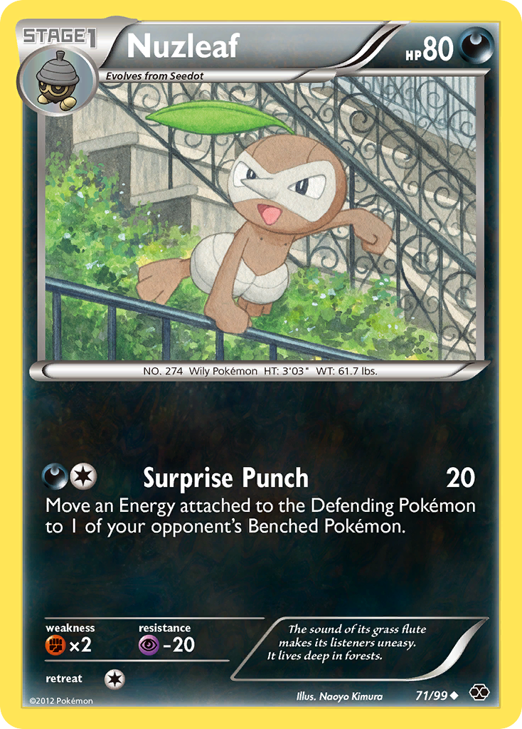 Nuzleaf (71/99) [Black & White: Next Destinies] | Card Citadel