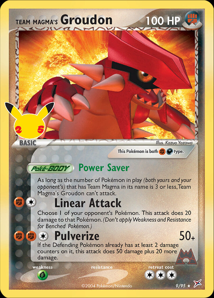 Team Magma's Groudon (9/95) [Celebrations: 25th Anniversary - Classic Collection] | Card Citadel