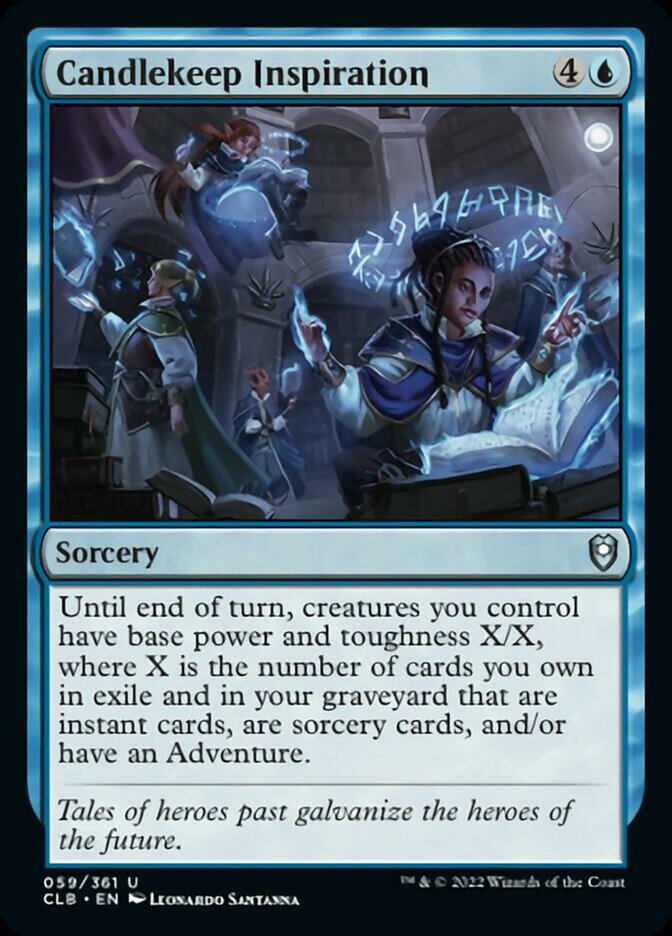 Candlekeep Inspiration [Commander Legends: Battle for Baldur's Gate] | Card Citadel