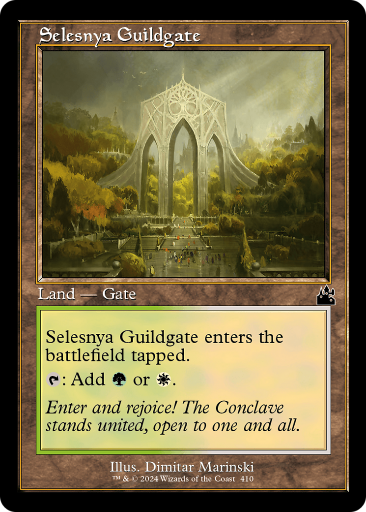 Selesnya Guildgate (Retro Frame) [Ravnica Remastered] | Card Citadel