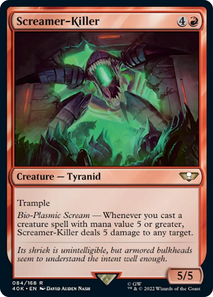 Screamer-Killer (Surge Foil) [Universes Beyond: Warhammer 40,000] | Card Citadel