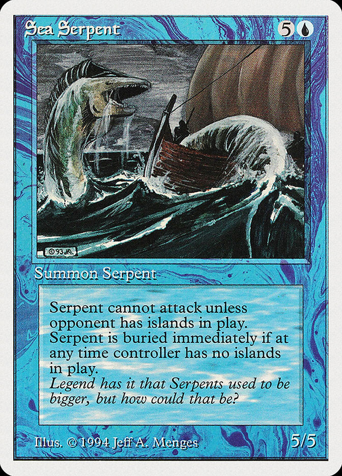 Sea Serpent [Summer Magic / Edgar] | Card Citadel