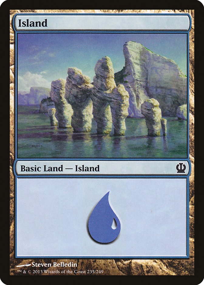 Island [Theros] | Card Citadel