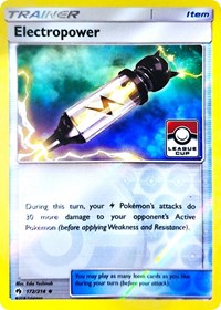 Electropower (172/214) (League Promo) [Sun & Moon: Lost Thunder] | Card Citadel