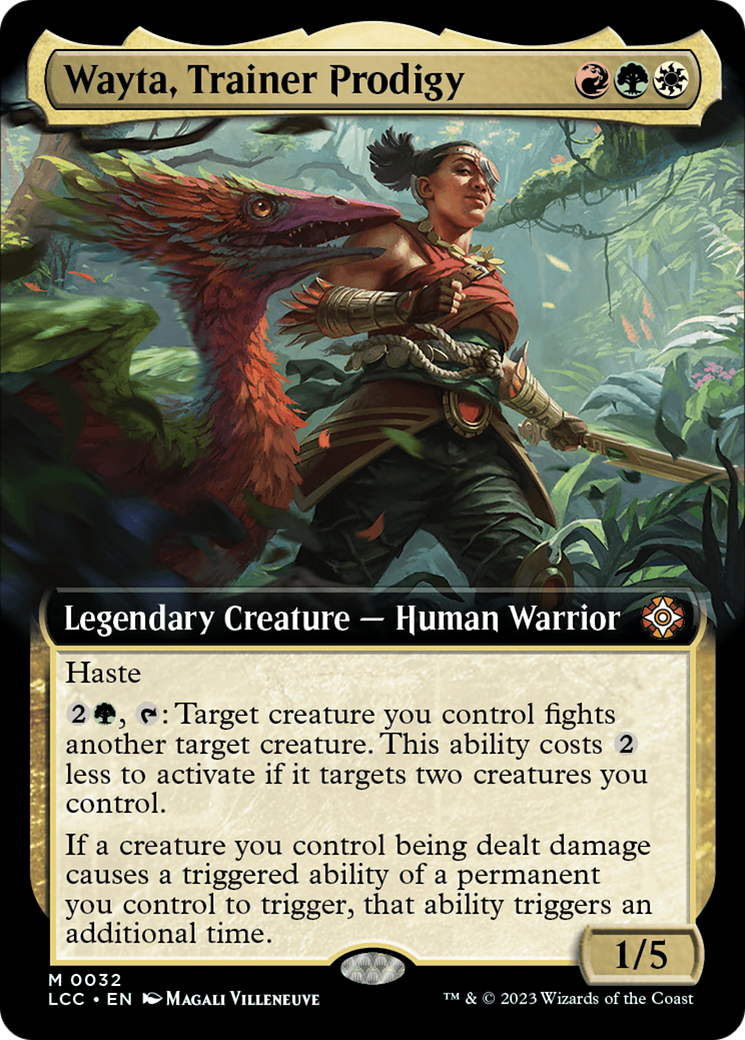 Wayta, Trainer Prodigy (Extended Art) [The Lost Caverns of Ixalan Commander] | Card Citadel