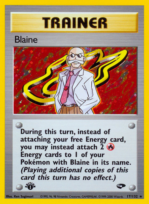 Blaine (17/132) [Gym Challenge 1st Edition] | Card Citadel
