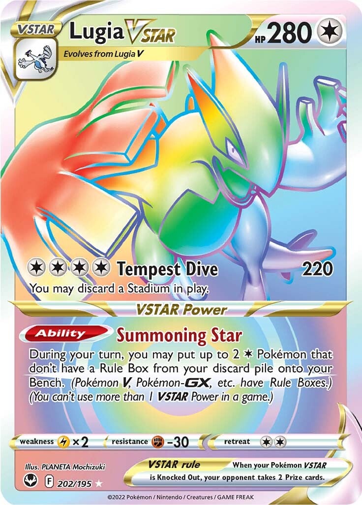 Lugia VSTAR (202/195) [Sword & Shield: Silver Tempest] | Card Citadel