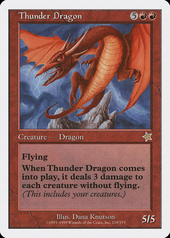 Thunder Dragon [Starter 1999] | Card Citadel