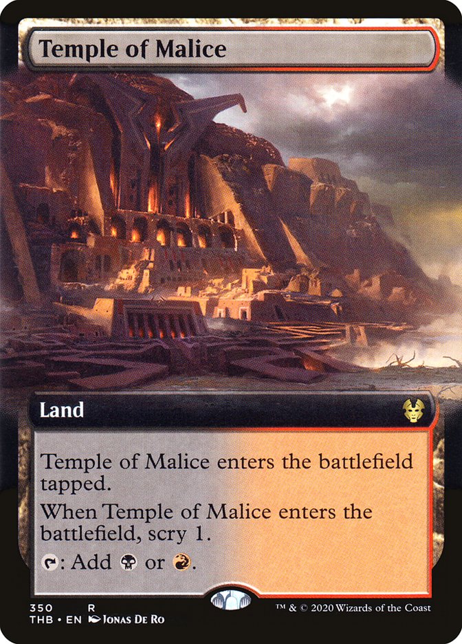 Temple of Malice (Extended Art) [Theros Beyond Death] | Card Citadel