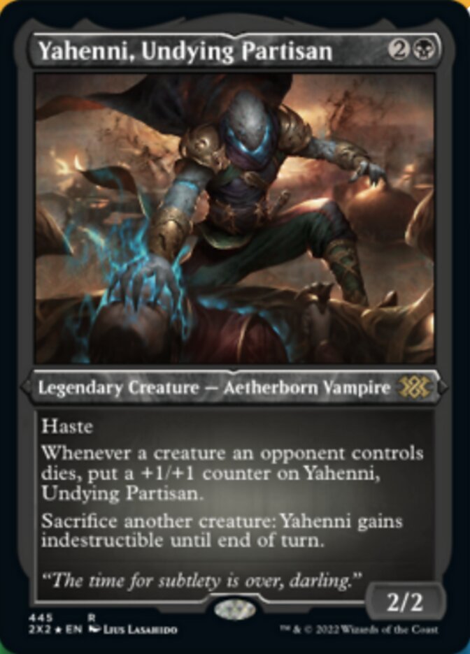Yahenni, Undying Partisan (Foil Etched) [Double Masters 2022] | Card Citadel
